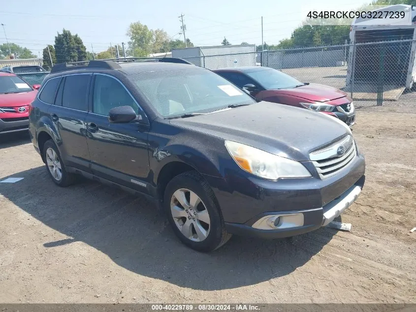 4S4BRCKC9C3227239 2012 Subaru Outback 2.5I Limited