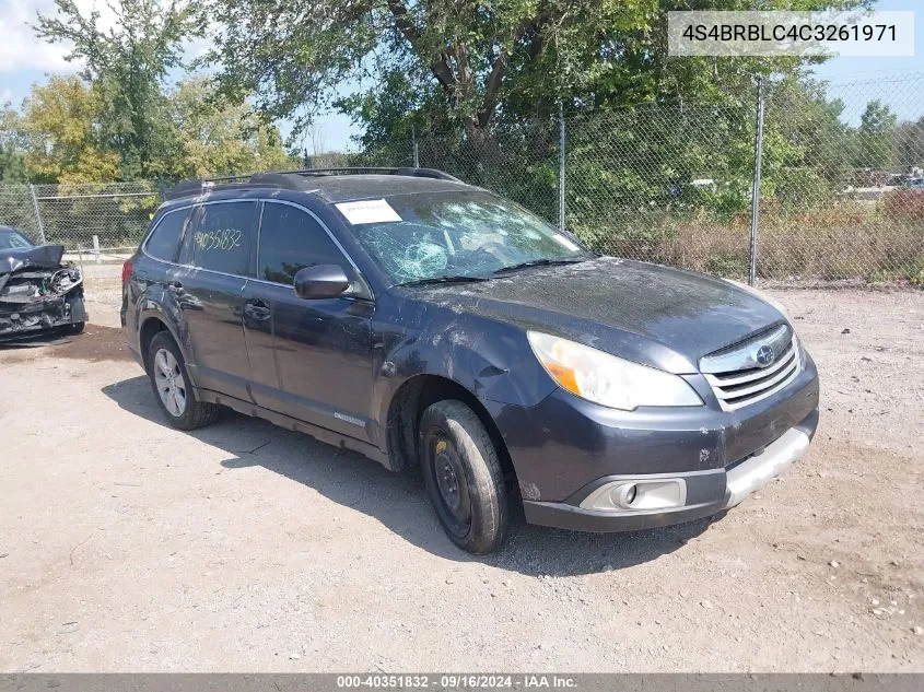 2012 Subaru Outback 2.5I Limited VIN: 4S4BRBLC4C3261971 Lot: 40351832