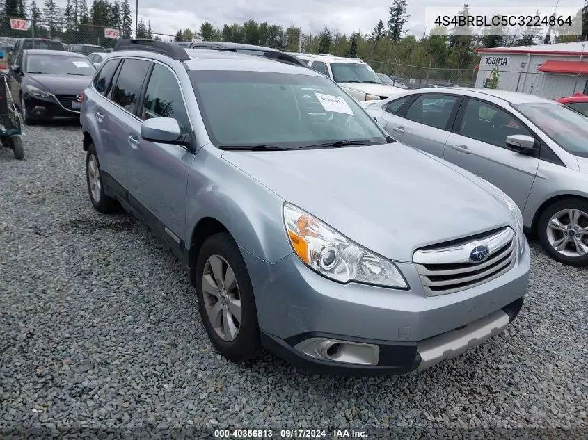 2012 Subaru Outback 2.5I Limited VIN: 4S4BRBLC5C3224864 Lot: 40356813