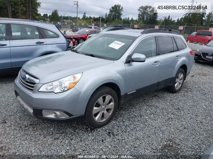 4S4BRBLC5C3224864 2012 Subaru Outback 2.5I Limited