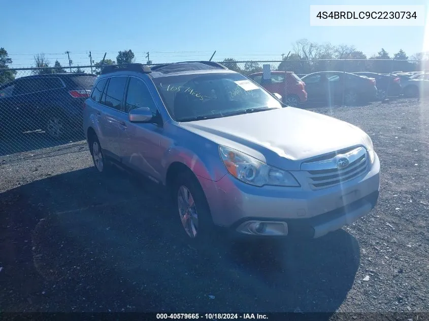 2012 Subaru Outback 3.6R Limited VIN: 4S4BRDLC9C2230734 Lot: 40579665