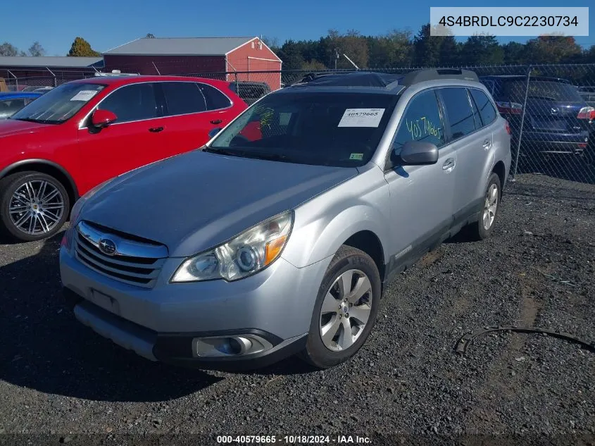 2012 Subaru Outback 3.6R Limited VIN: 4S4BRDLC9C2230734 Lot: 40579665