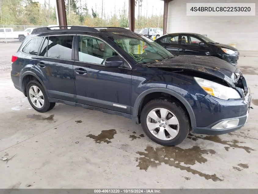 2012 Subaru Outback 3.6R Limited VIN: 4S4BRDLC8C2253020 Lot: 40613220