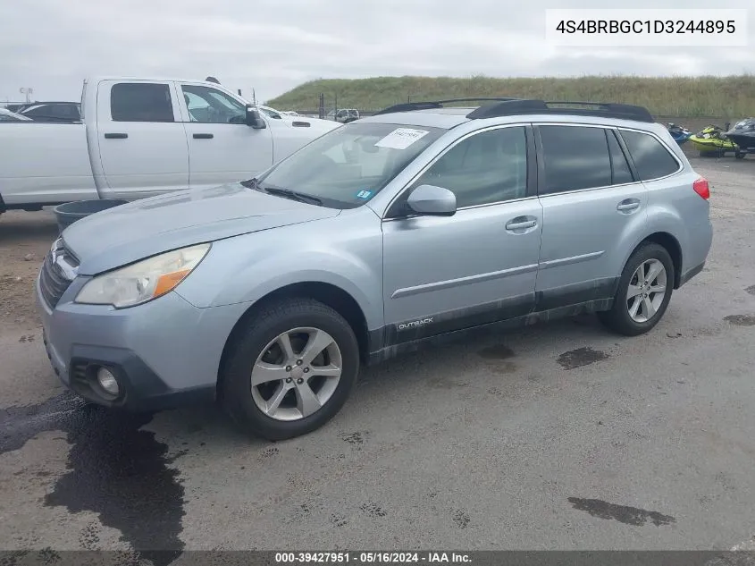 2013 Subaru Outback 2.5I Premium VIN: 4S4BRBGC1D3244895 Lot: 39427951