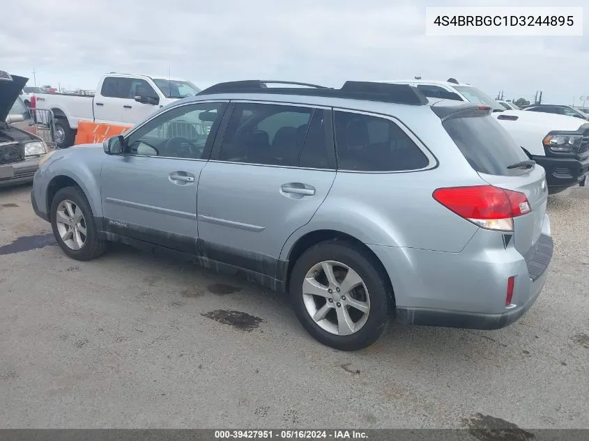 2013 Subaru Outback 2.5I Premium VIN: 4S4BRBGC1D3244895 Lot: 39427951