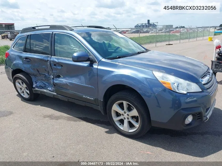 4S4BRBKCXD3232056 2013 Subaru Outback 2.5I Limited