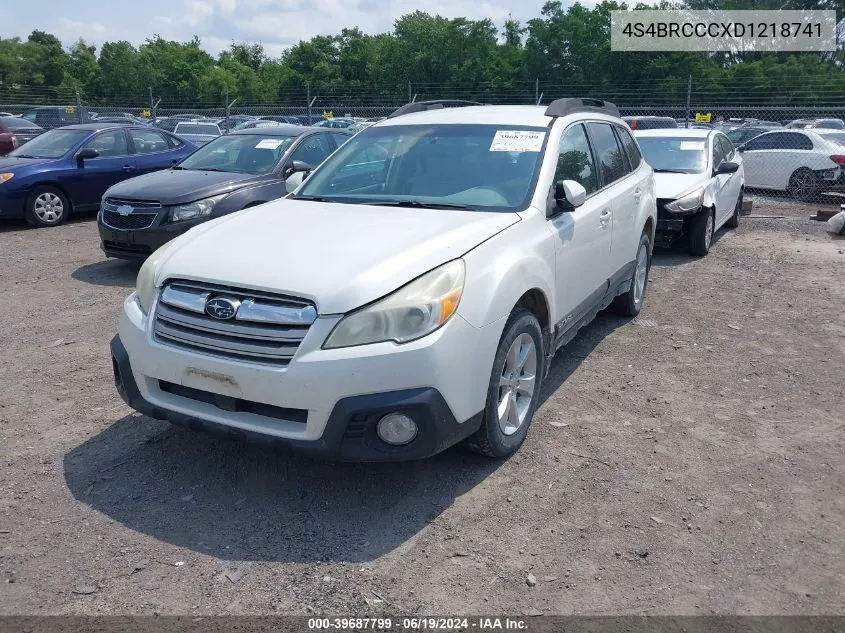 2013 Subaru Outback 2.5I Premium VIN: 4S4BRCCCXD1218741 Lot: 39687799