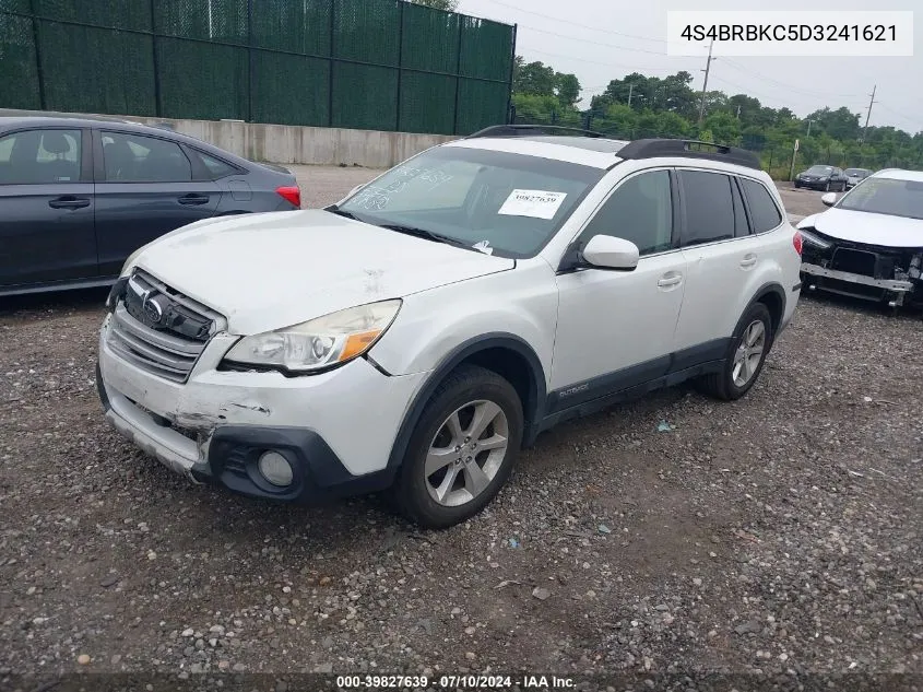 2013 Subaru Outback 2.5I Limited VIN: 4S4BRBKC5D3241621 Lot: 39827639