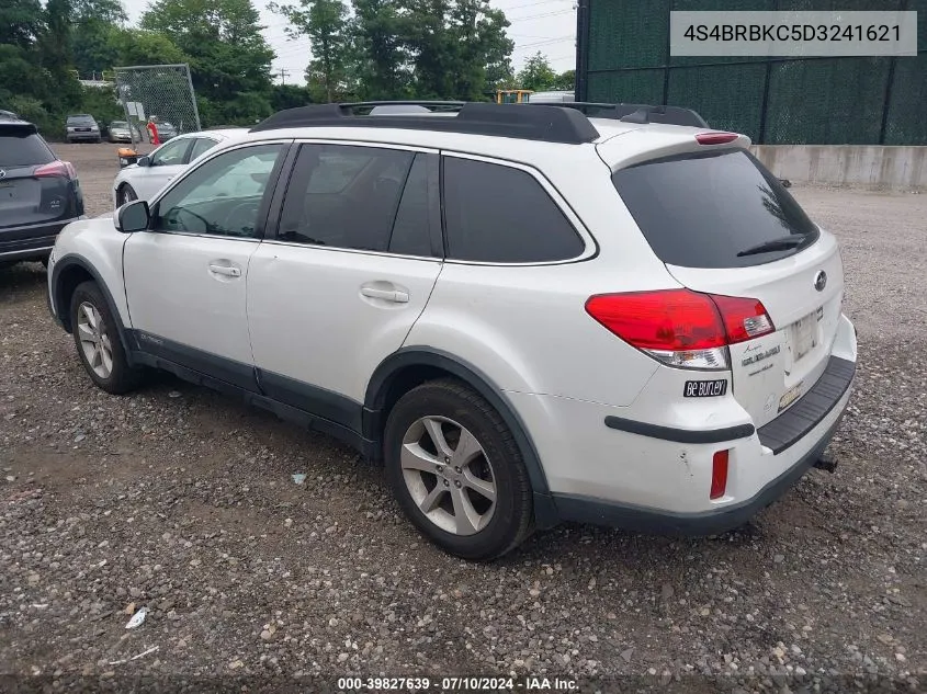 4S4BRBKC5D3241621 2013 Subaru Outback 2.5I Limited