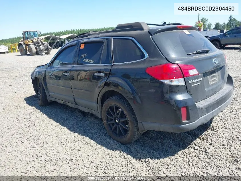 4S4BRDSC0D2304450 2013 Subaru Outback 3.6R Limited