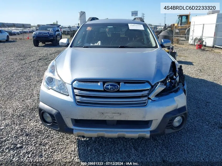 2013 Subaru Outback 3.6R Limited VIN: 4S4BRDLC6D2233320 Lot: 39851333