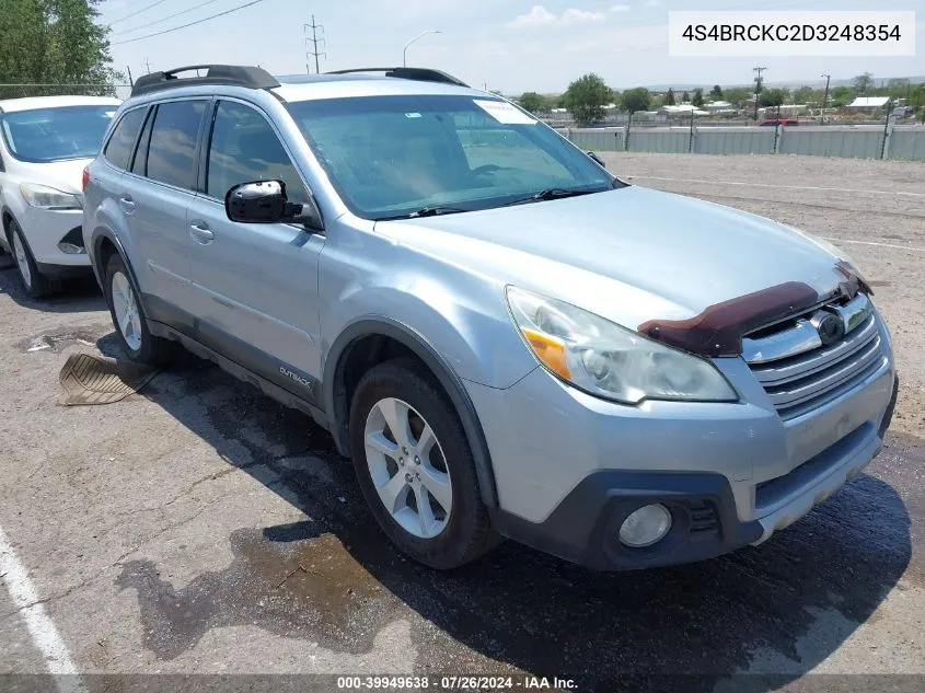 4S4BRCKC2D3248354 2013 Subaru Outback 2.5I Limited