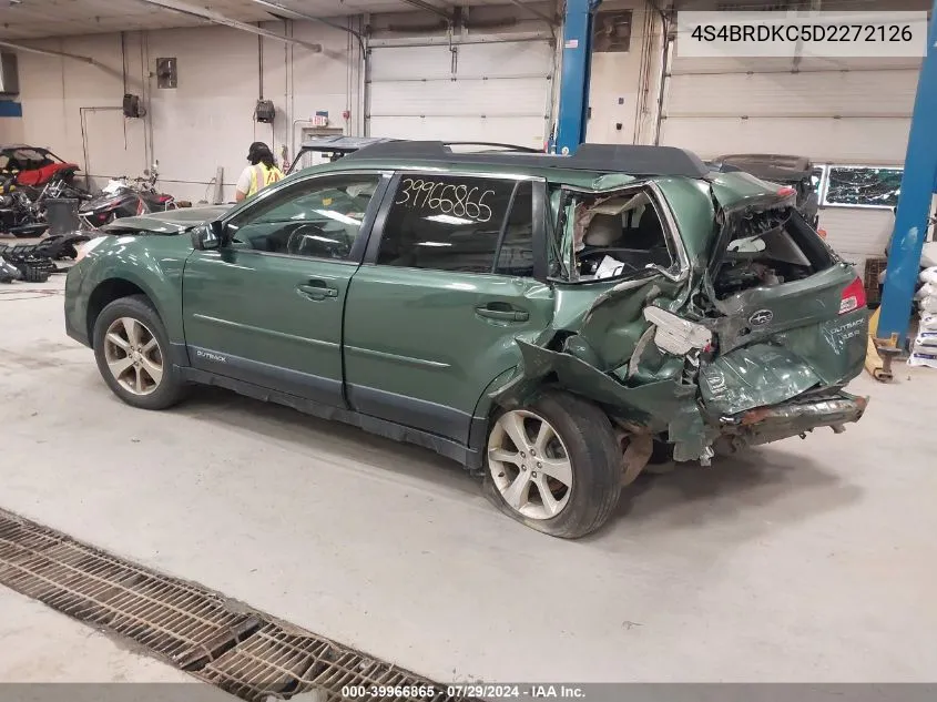 4S4BRDKC5D2272126 2013 Subaru Outback 3.6R Limited