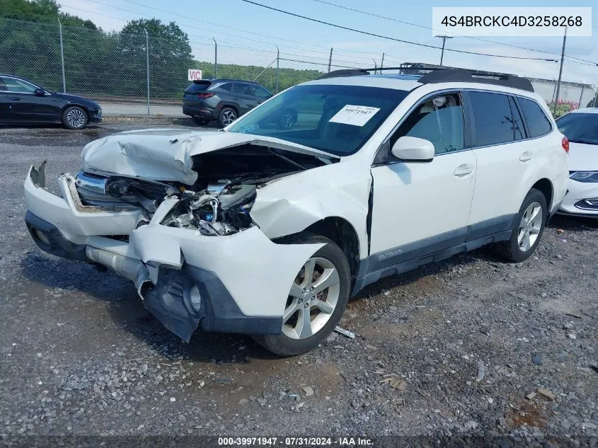 4S4BRCKC4D3258268 2013 Subaru Outback 2.5I Limited