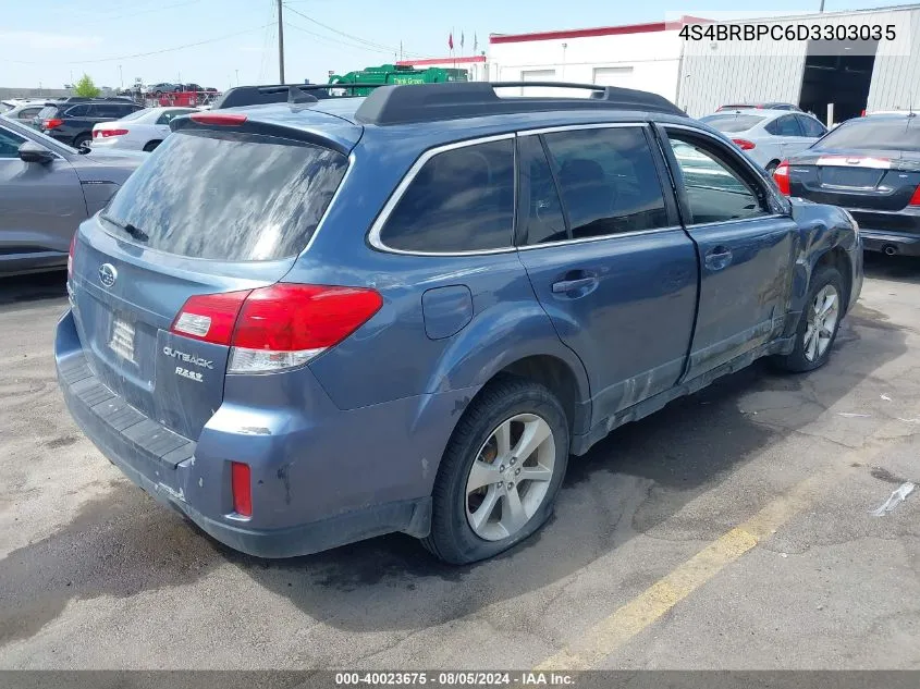 4S4BRBPC6D3303035 2013 Subaru Outback 2.5I Limited