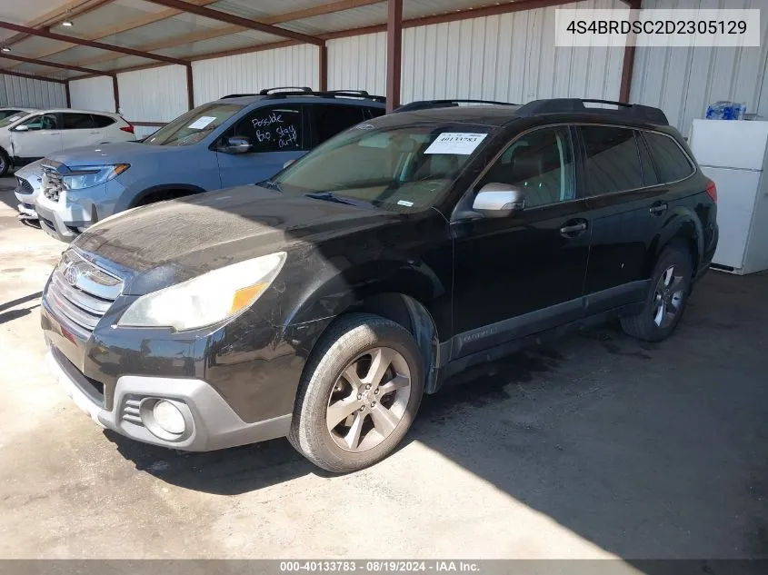 4S4BRDSC2D2305129 2013 Subaru Outback 3.6R Limited