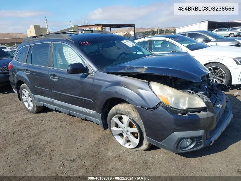 2013 Subaru Outback 2.5I Limited VIN: 4S4BRBLC3D3238568 Lot: 40162879