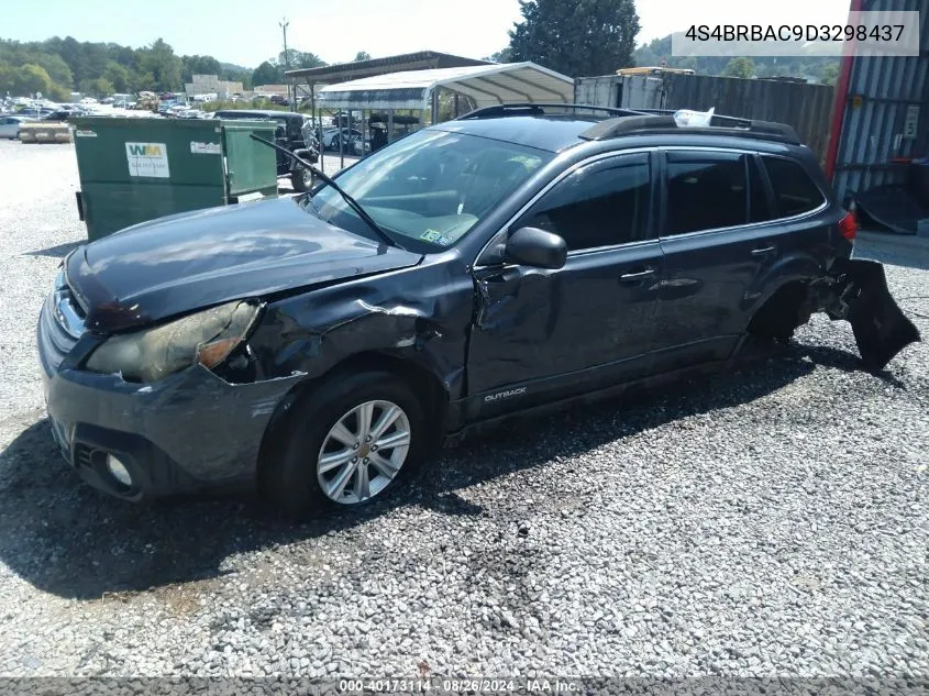 2013 Subaru Outback 2.5I VIN: 4S4BRBAC9D3298437 Lot: 40173114