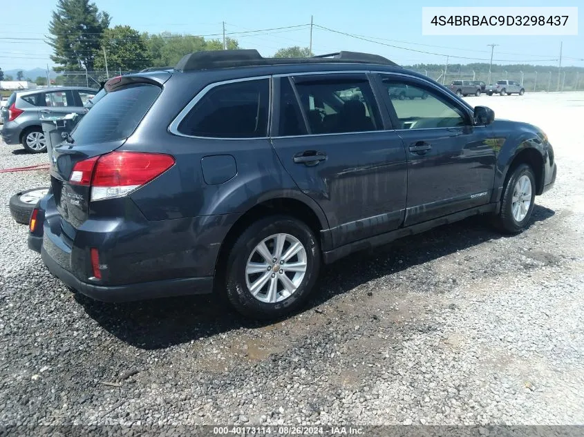 2013 Subaru Outback 2.5I VIN: 4S4BRBAC9D3298437 Lot: 40173114