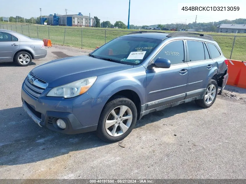 4S4BRCKC1D3213059 2013 Subaru Outback 2.5I Limited