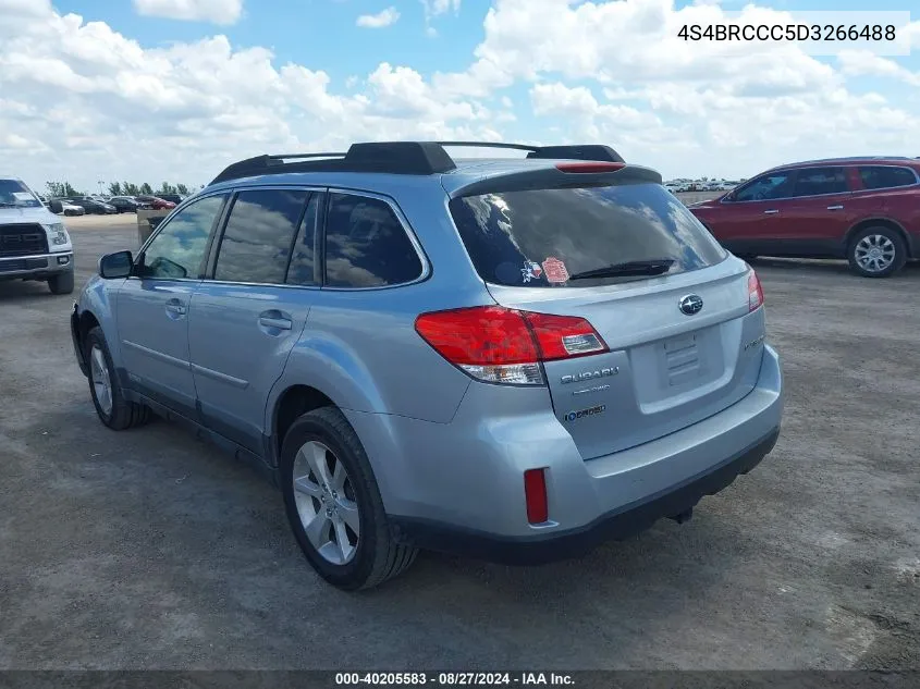 2013 Subaru Outback 2.5I Premium VIN: 4S4BRCCC5D3266488 Lot: 40205583