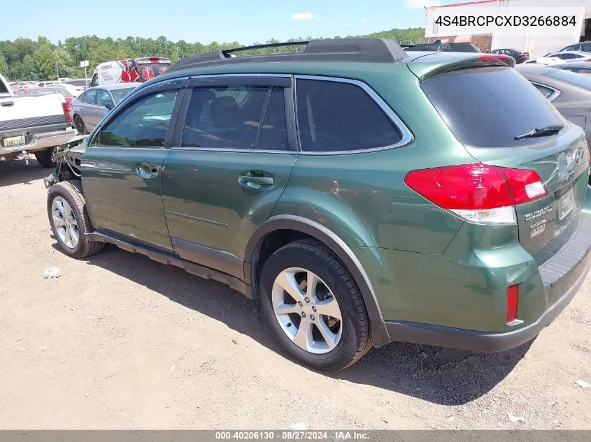 2013 Subaru Outback 2.5I Limited VIN: 4S4BRCPCXD3266884 Lot: 40206130