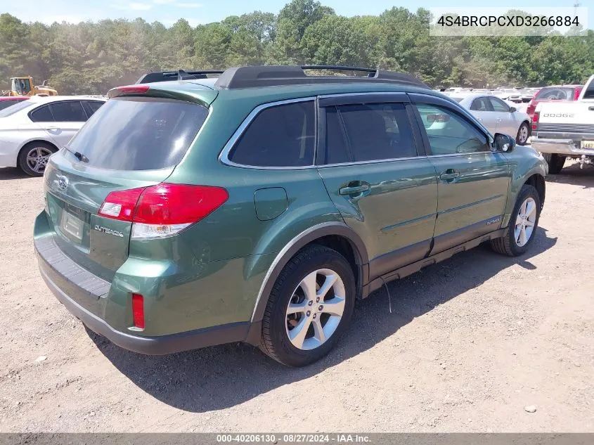 2013 Subaru Outback 2.5I Limited VIN: 4S4BRCPCXD3266884 Lot: 40206130