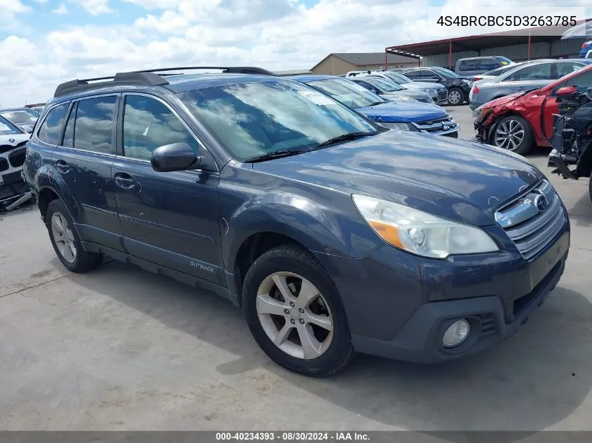 2013 Subaru Outback 2.5I Premium VIN: 4S4BRCBC5D3263785 Lot: 40234393