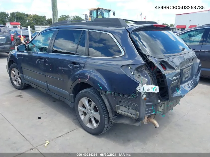 2013 Subaru Outback 2.5I Premium VIN: 4S4BRCBC5D3263785 Lot: 40234393