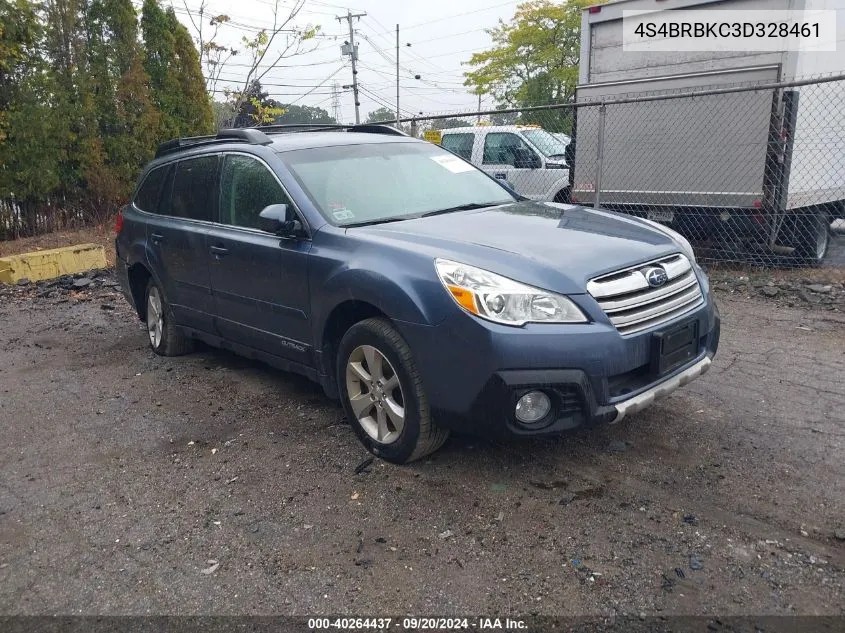 2013 Subaru Outback 2.5I Limited VIN: 4S4BRBKC3D328461 Lot: 40264437