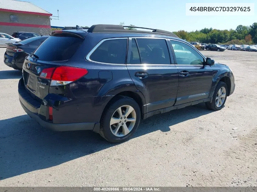 4S4BRBKC7D3297625 2013 Subaru Outback 2.5I Limited