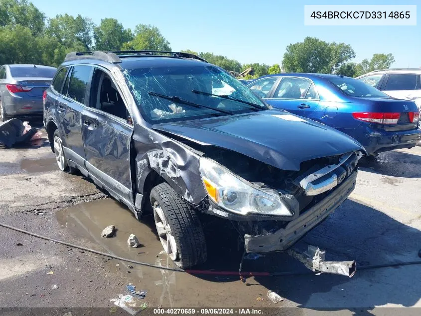 4S4BRCKC7D3314865 2013 Subaru Outback 2.5I Limited