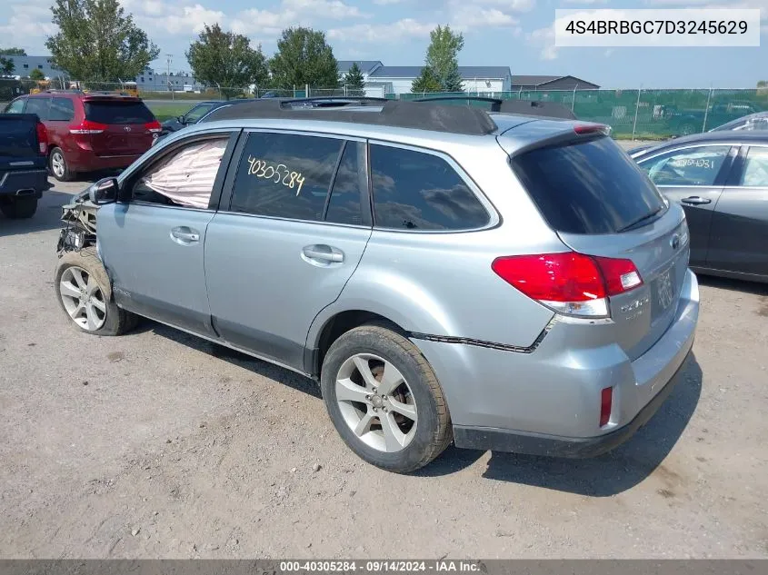 2013 Subaru Outback 2.5I Premium VIN: 4S4BRBGC7D3245629 Lot: 40305284