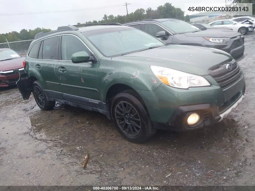 2013 Subaru Outback 2.5I Limited VIN: 4S4BRCKCXD3283143 Lot: 40306700