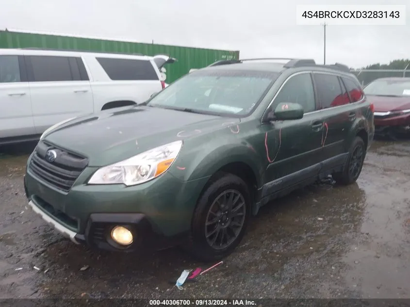 2013 Subaru Outback 2.5I Limited VIN: 4S4BRCKCXD3283143 Lot: 40306700