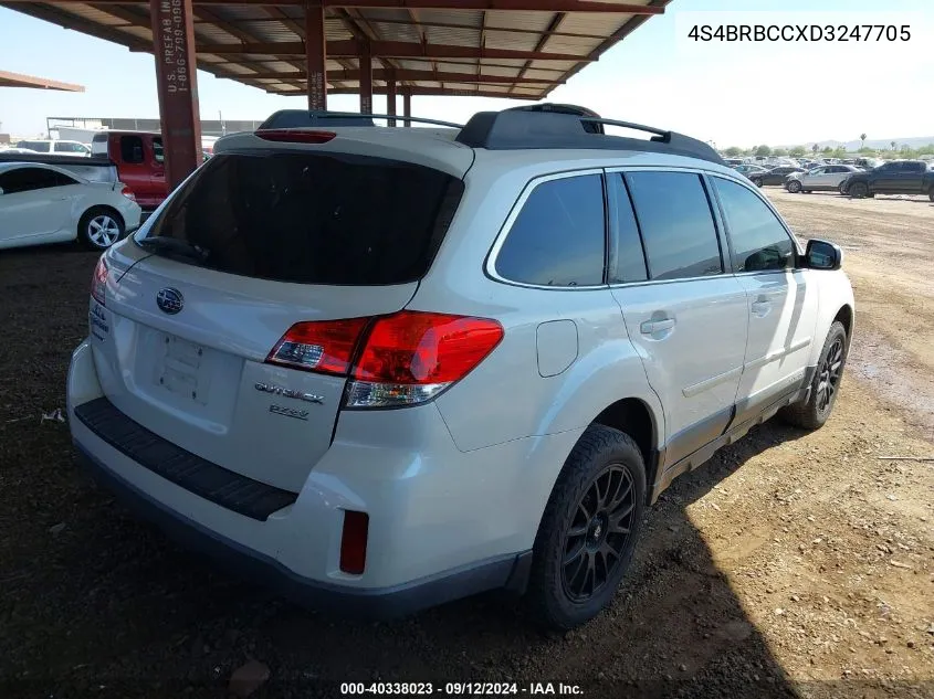 4S4BRBCCXD3247705 2013 Subaru Outback 2.5I Premium