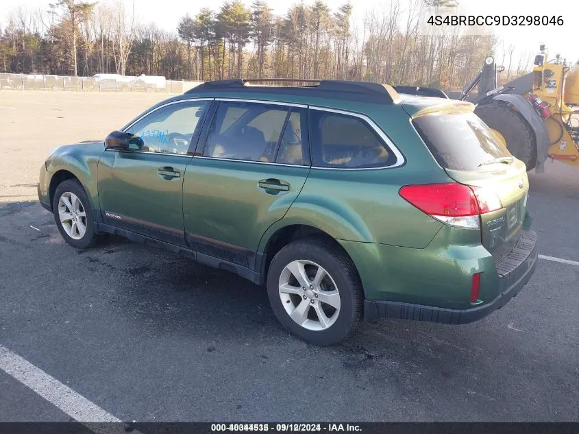 2013 Subaru Outback 2.5I Premium VIN: 4S4BRBCC9D3298046 Lot: 40344535