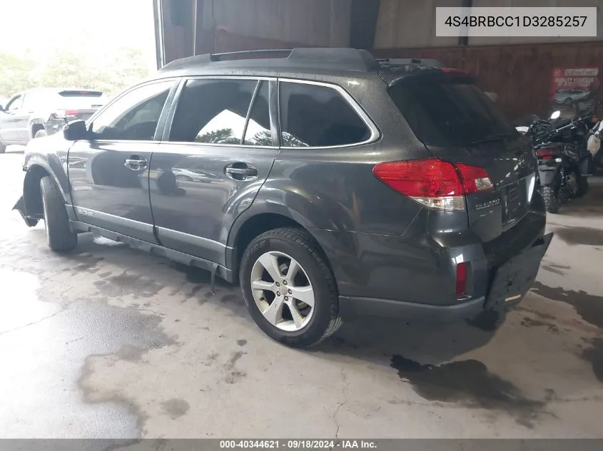 2013 Subaru Outback 2.5I Premium VIN: 4S4BRBCC1D3285257 Lot: 40344621