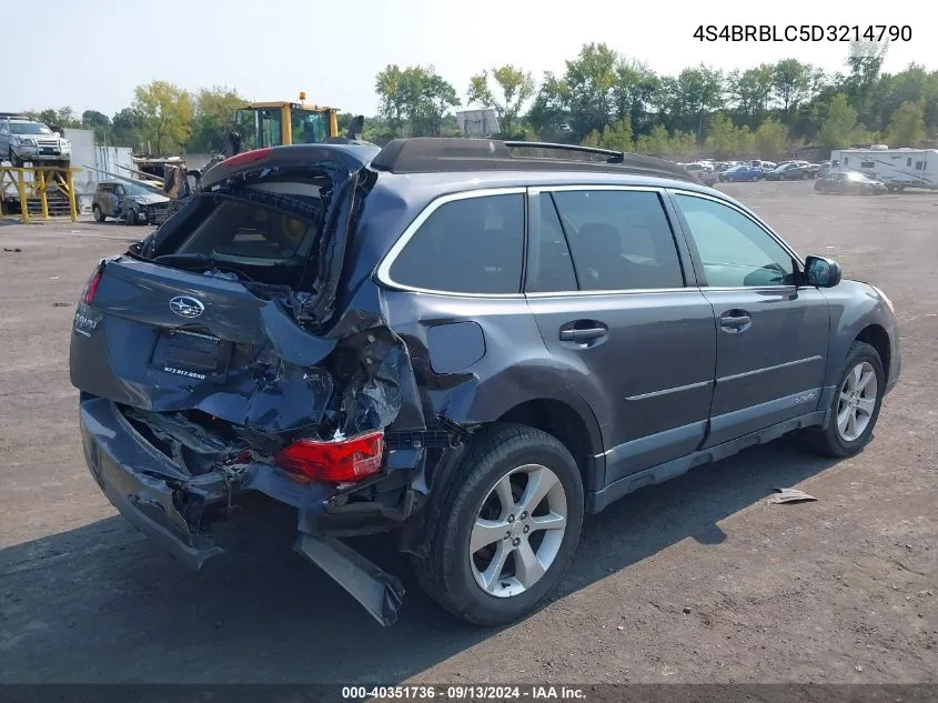 4S4BRBLC5D3214790 2013 Subaru Outback 2.5I Limited