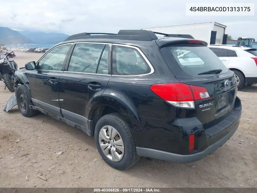 2013 Subaru Outback 2.5I VIN: 4S4BRBAC0D1313175 Lot: 40356826