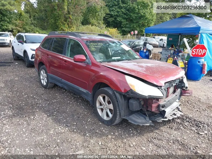 4S4BRBKC7D3296300 2013 Subaru Outback 2.5I Limited