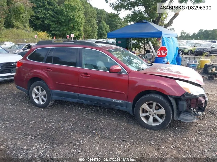 4S4BRBKC7D3296300 2013 Subaru Outback 2.5I Limited