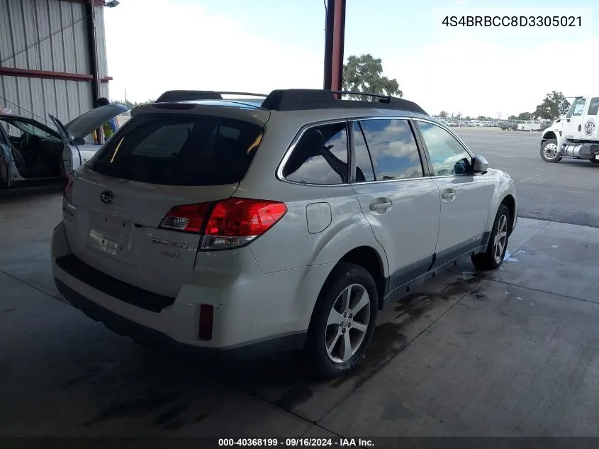 4S4BRBCC8D3305021 2013 Subaru Outback 2.5I Premium