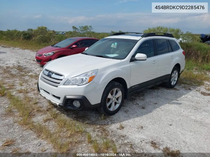 2013 Subaru Outback 3.6R Limited VIN: 4S4BRDKC9D2285476 Lot: 40514803