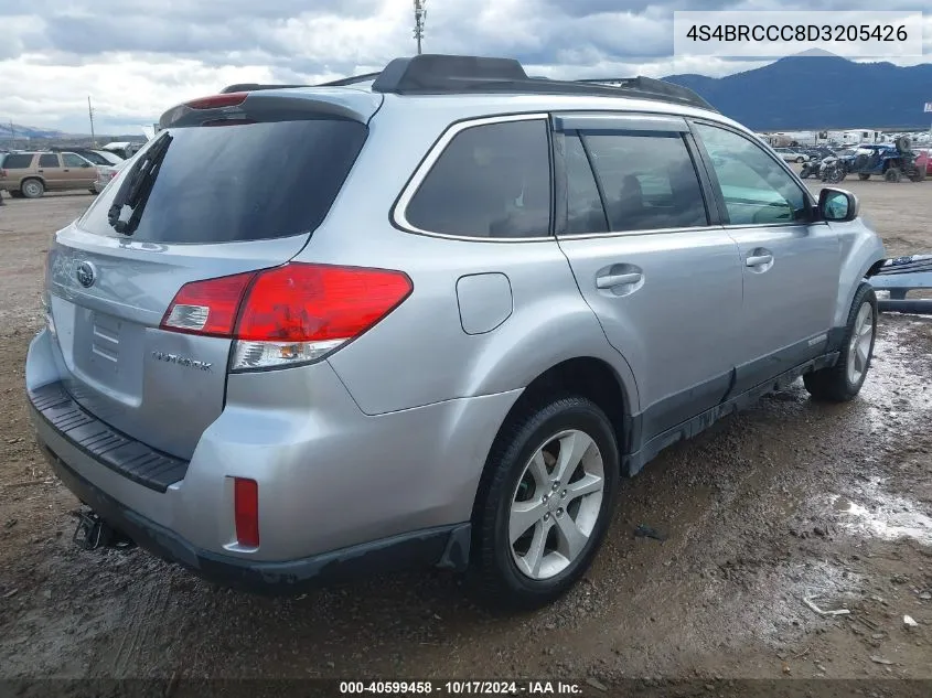 2013 Subaru Outback 2.5I Premium VIN: 4S4BRCCC8D3205426 Lot: 40599458