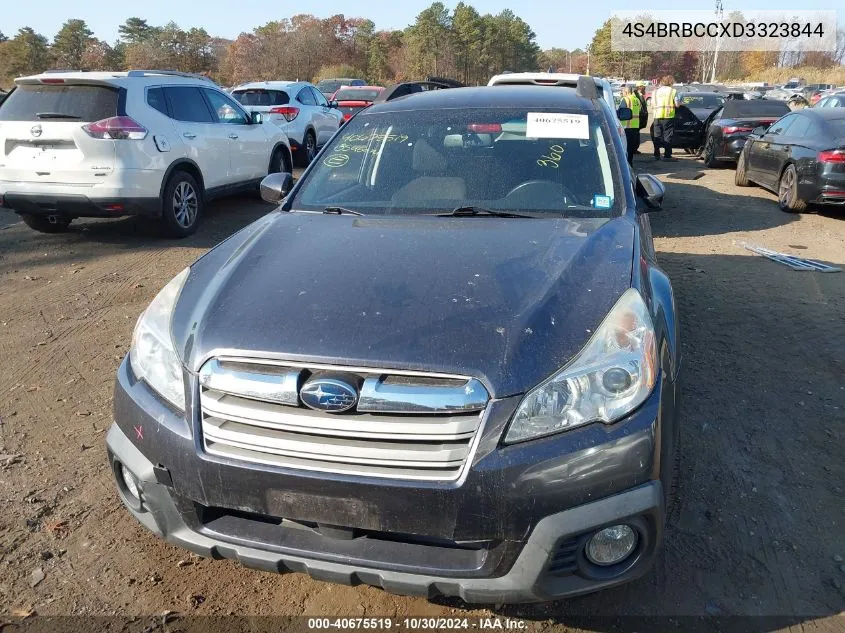 2013 Subaru Outback 2.5I Premium VIN: 4S4BRBCCXD3323844 Lot: 40675519