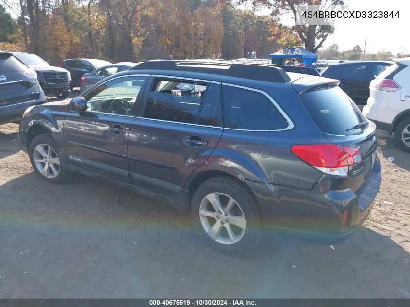 2013 Subaru Outback 2.5I Premium VIN: 4S4BRBCCXD3323844 Lot: 40675519