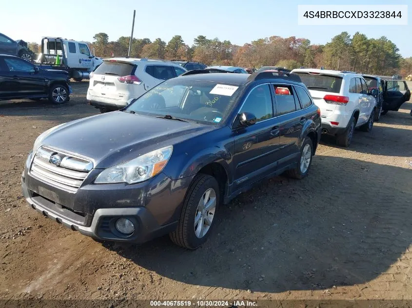 2013 Subaru Outback 2.5I Premium VIN: 4S4BRBCCXD3323844 Lot: 40675519