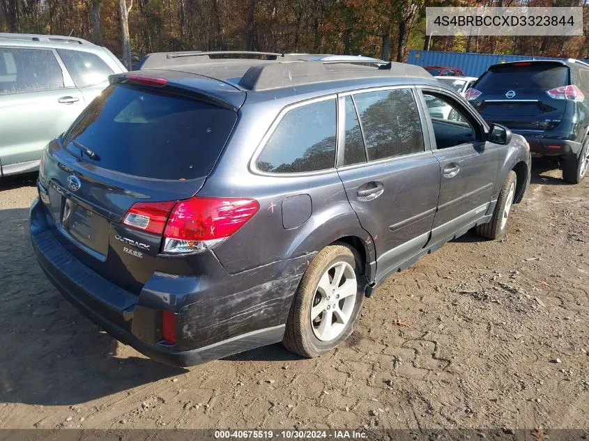 2013 Subaru Outback 2.5I Premium VIN: 4S4BRBCCXD3323844 Lot: 40675519