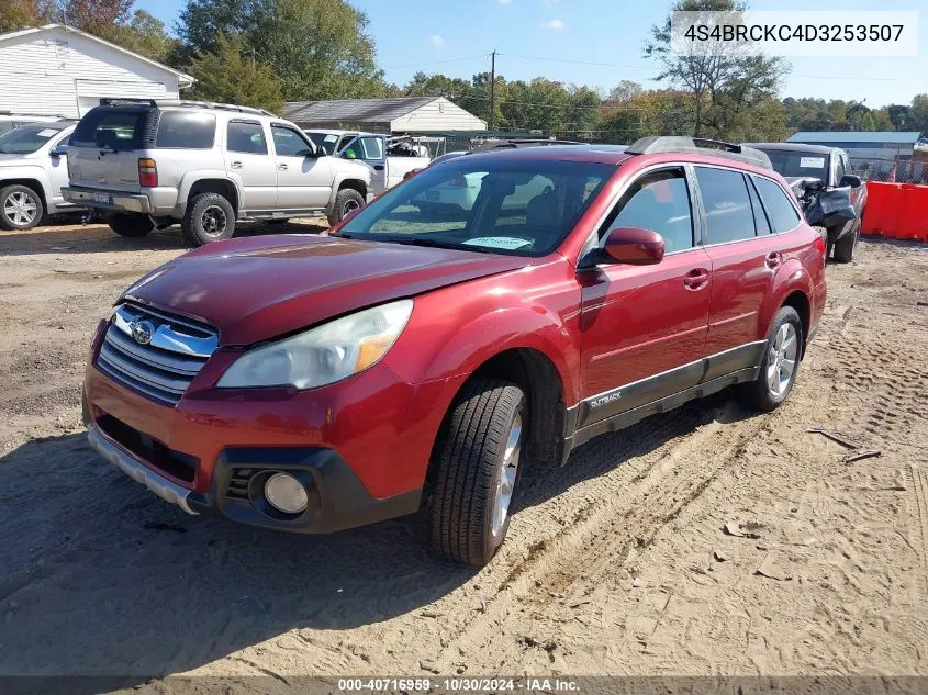 2013 Subaru Outback 2.5I Limited VIN: 4S4BRCKC4D3253507 Lot: 40716959